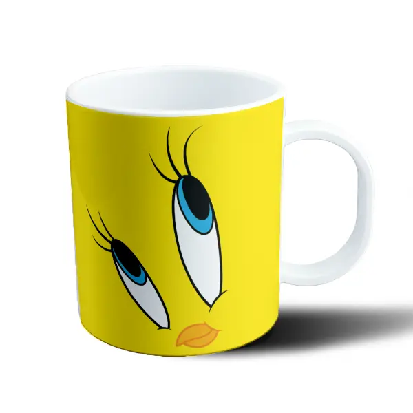 Taza de Plástico Looney Tunes Tweety Ojos
