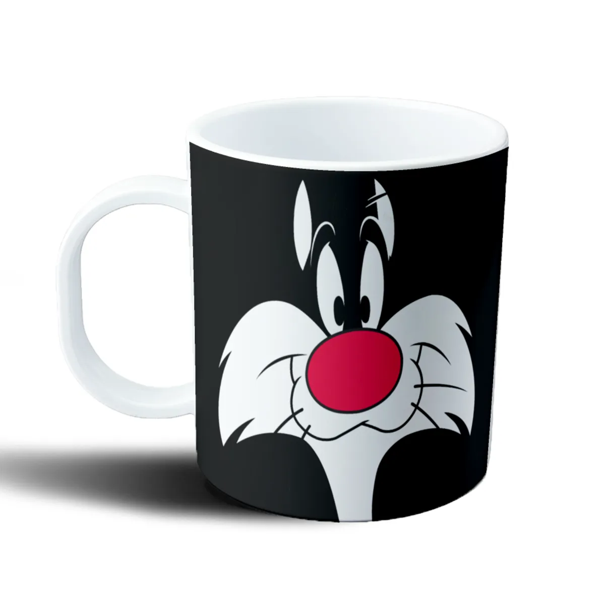 Taza de Plástico Looney Tunes Gato Silvestre Cara - vista 2