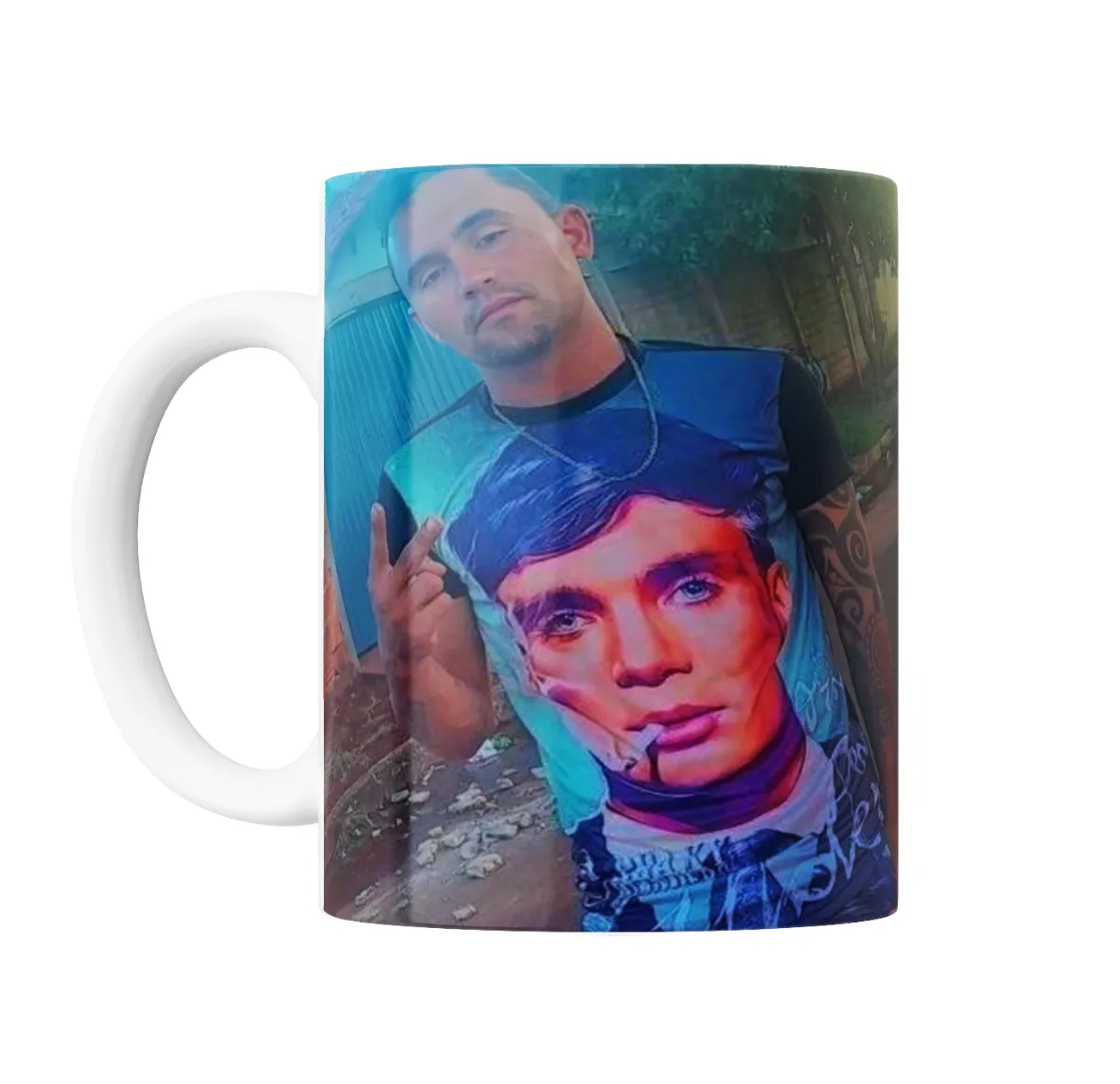 Taza de Cerámica Foto Personalizada con Estampa Estilo Peaky Blinders - vista 2