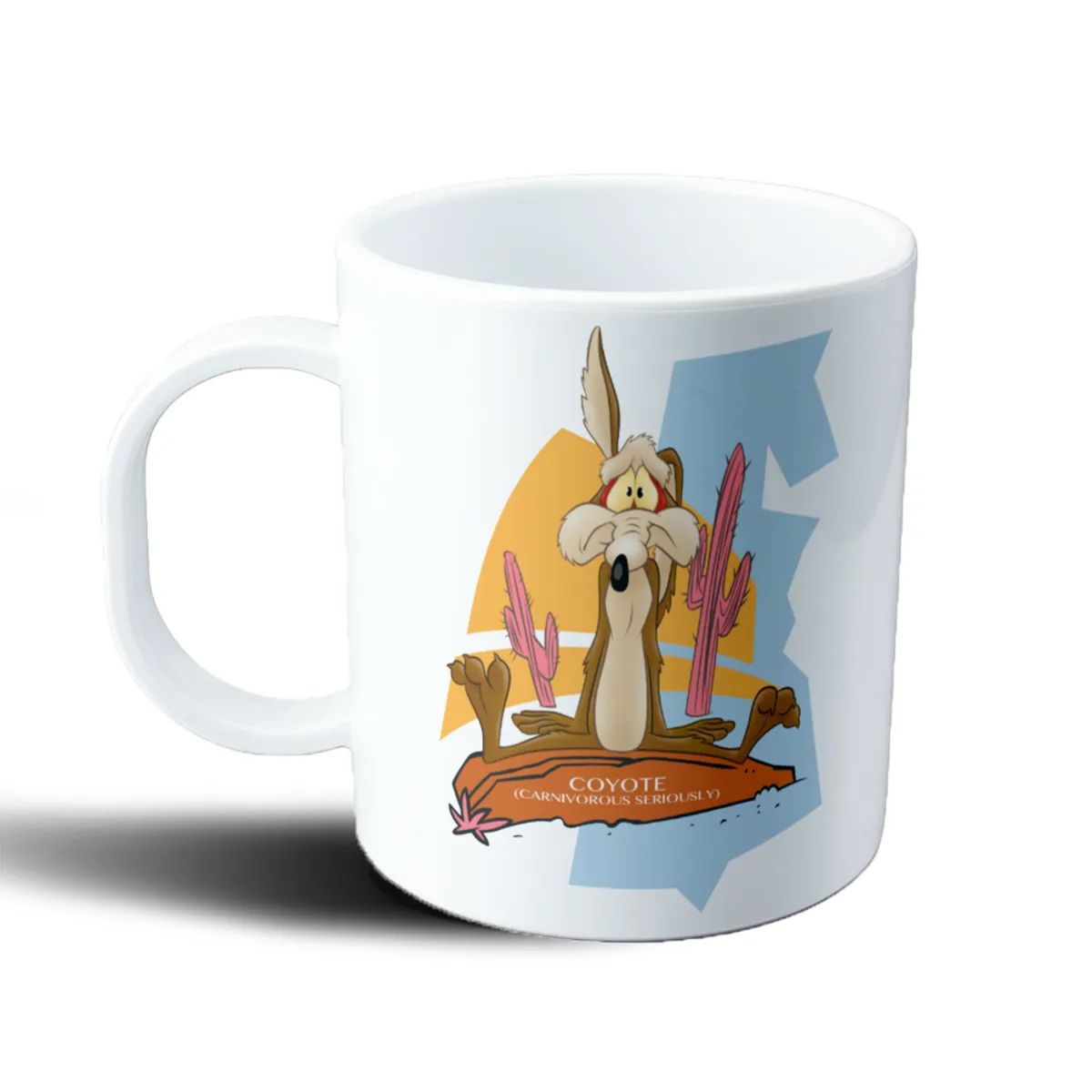 Taza de Plástico Looney Tunes Coyote Desierto - vista 2
