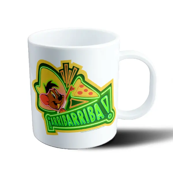 Taza de Plástico Looney Tunes Speedy Gonzales Arriba Arriba Pizza
