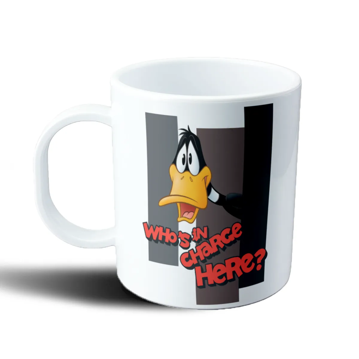 Taza de Plástico Looney Tunes Pato Lucas Who's in Charge Here - vista 2