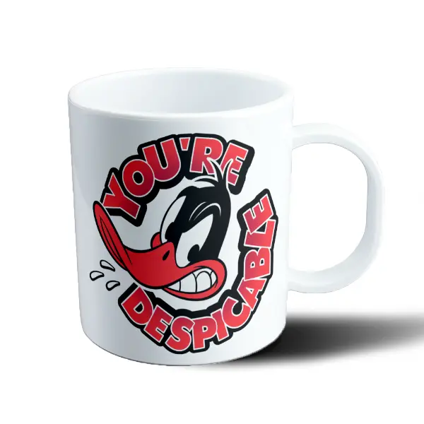 Taza de Plástico Looney Tunes Pato Lucas You're Despicable