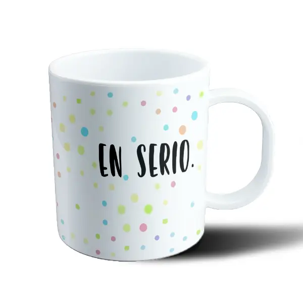 Taza de Plástico Los Odio a Todos Unicornio Arcoíris
