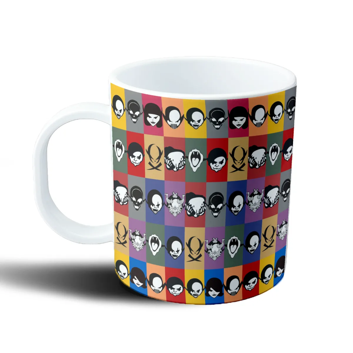 Taza de Plástico Los Piojos Patrón Pop Art - vista 2