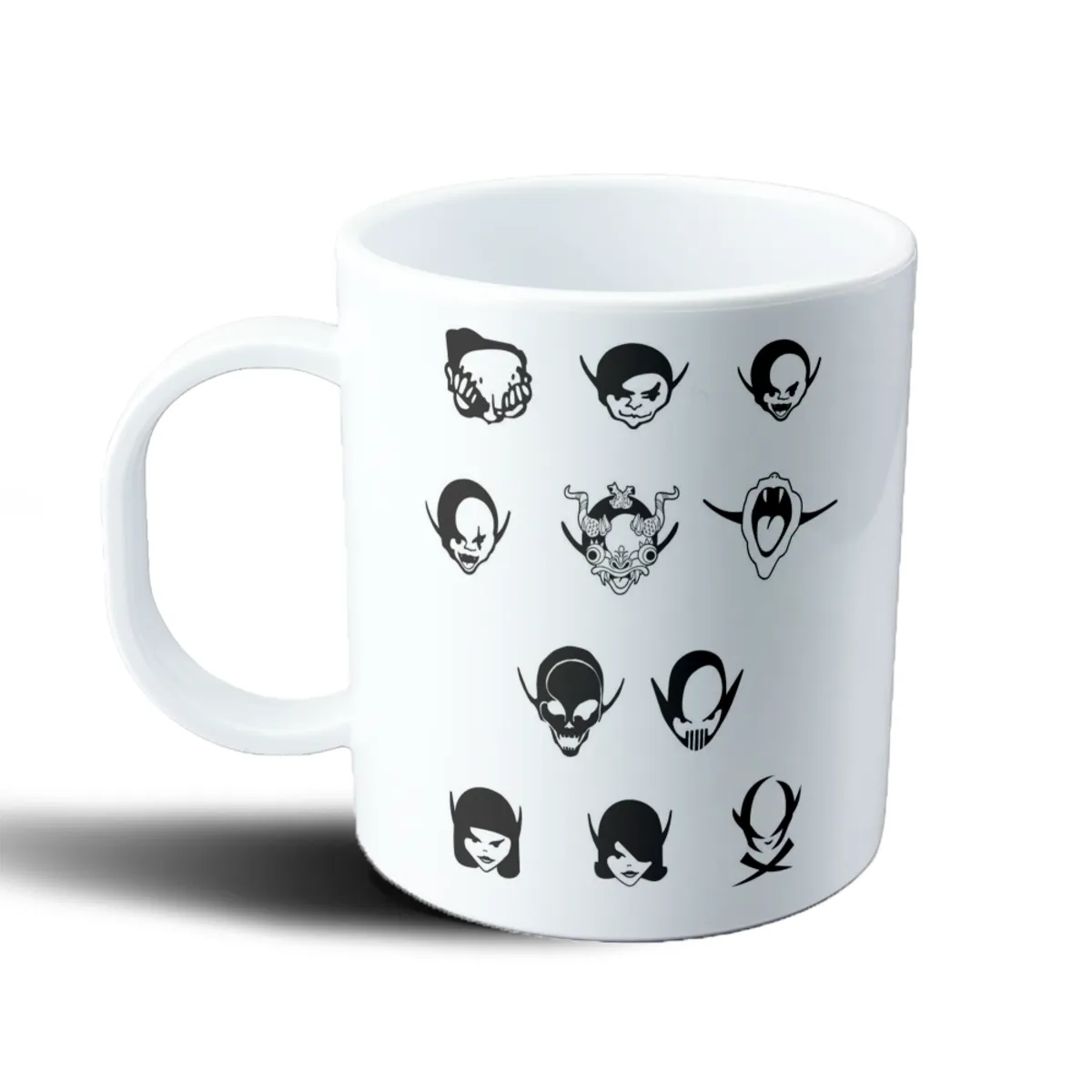 Taza de Plástico Los Piojos Calaveras con Cuernos - vista 2