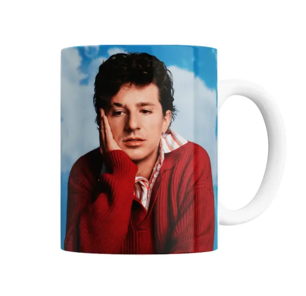 Taza de Cerámica Charlie Puth Suéter Rojo