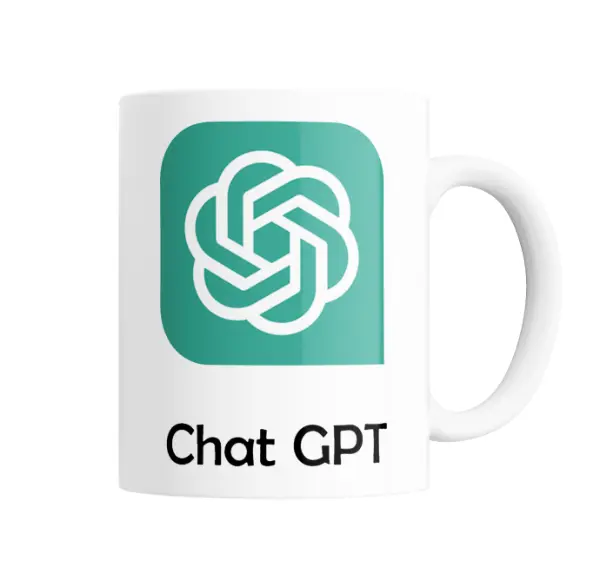 Taza de Cerámica Chat GPT Logo