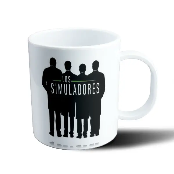 Taza de Plástico Los Simuladores Silueta