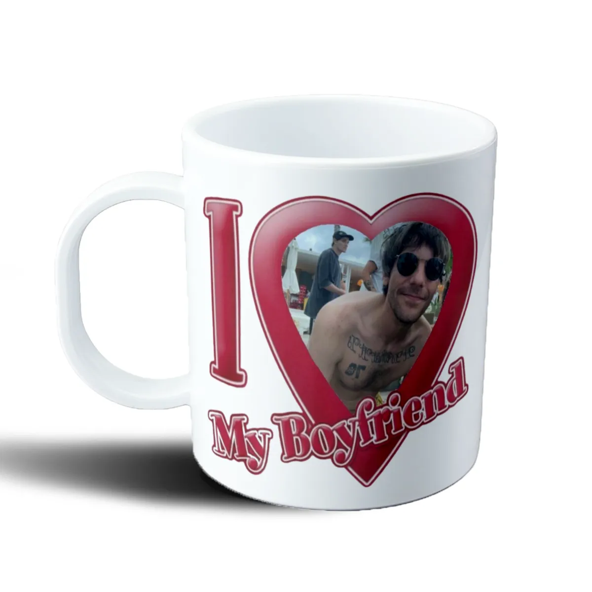 Taza de Plástico Louis Tomlinson I Love My Boyfriend - vista 2