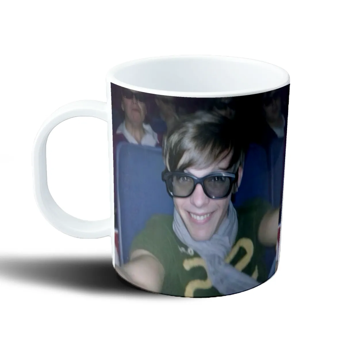 Taza de Plástico Louis Tomlinson Foto con Gafas y Bufanda - vista 2