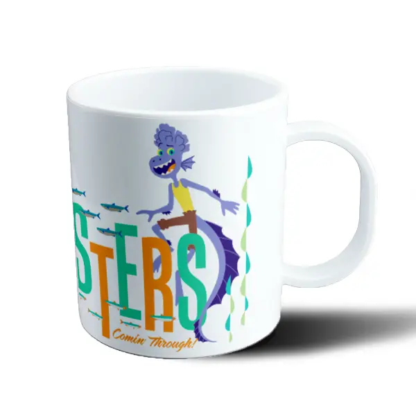 Taza de Plástico Luca Sea Monsters Comin Through