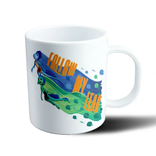 Taza de Plástico Luca Alberto y Luca Follow My Lead