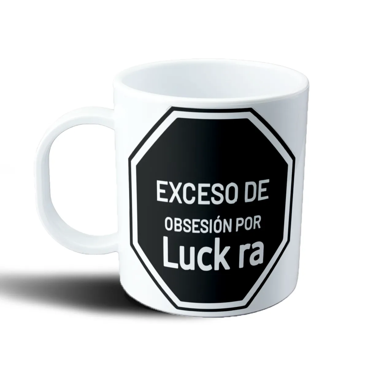 Taza de Plástico Luck Ra Exceso de Obsesión - vista 2