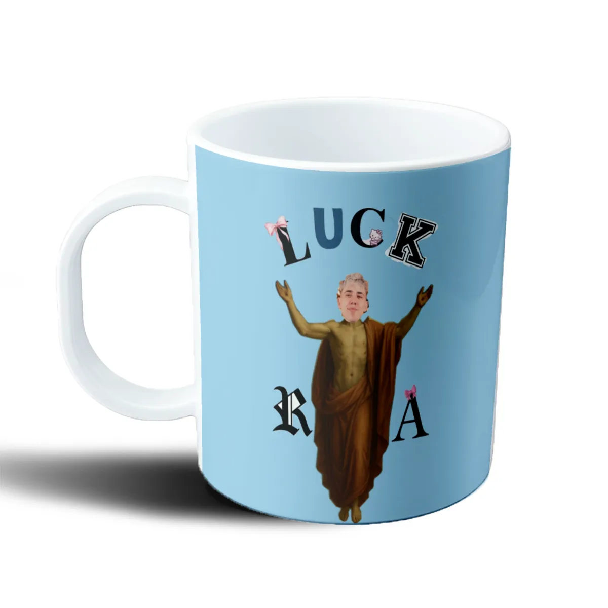 Taza de Plástico Luck Ra Figura con Túnica y Brazos Abiertos - vista 2