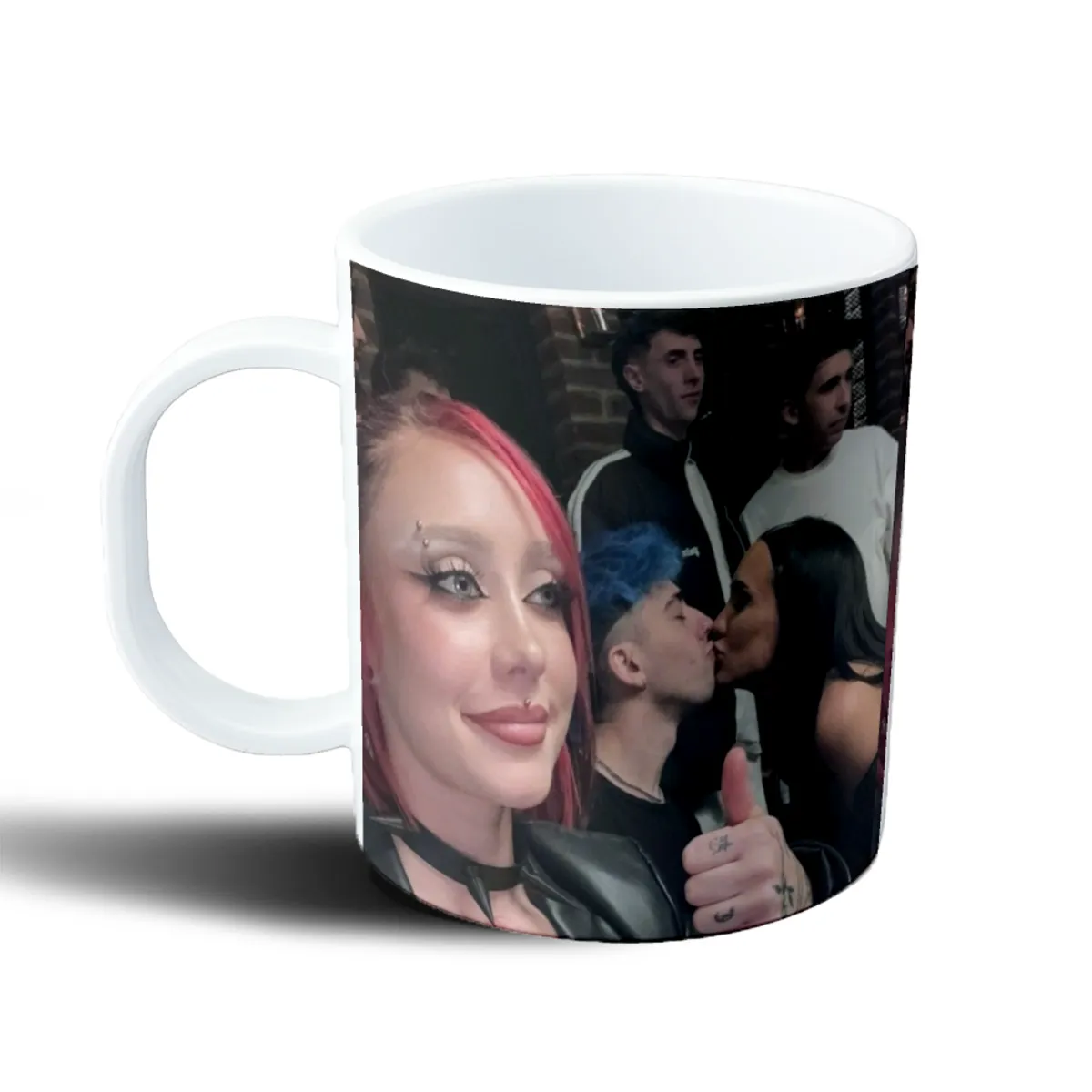 Taza de Plástico Luck Ra Collage de Fotos - vista 2