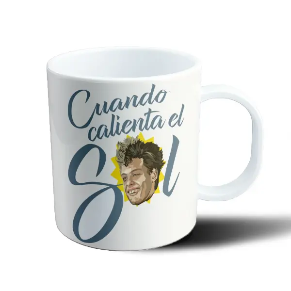 Taza de Plástico Luis Miguel Cuando Calienta el Sol