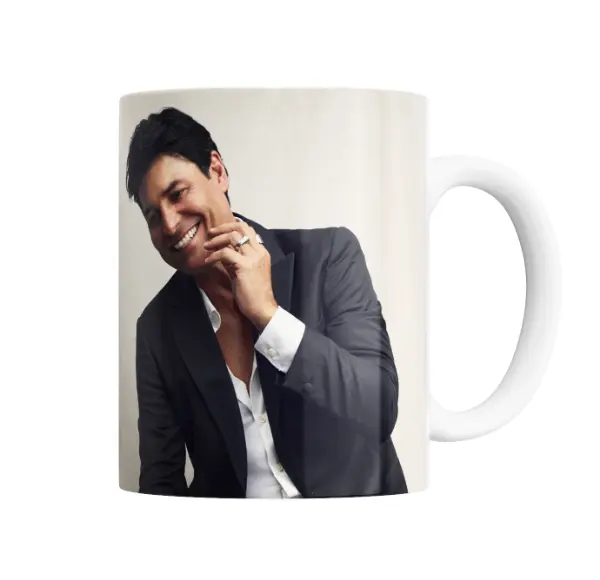 Taza de Cerámica Chayanne Retrato Sonrisa