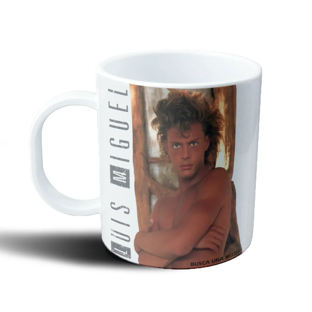 Taza de Plástico Luis Miguel Busca Una Mujer - vista 2