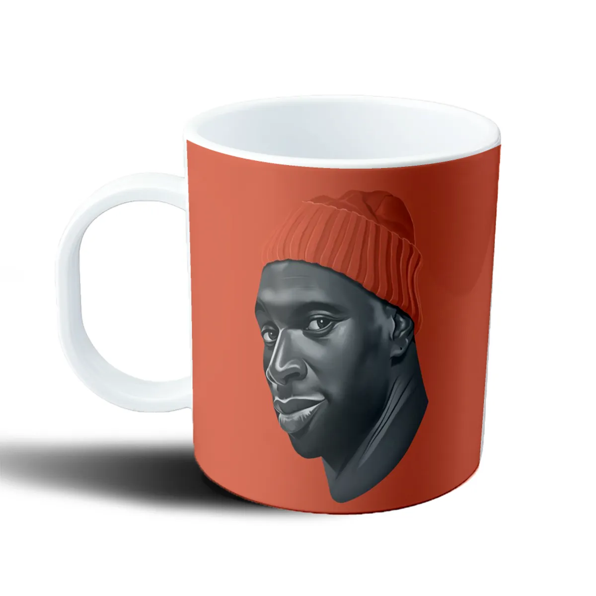 Taza de Plástico Lupin Retrato Gorro Naranja - vista 2