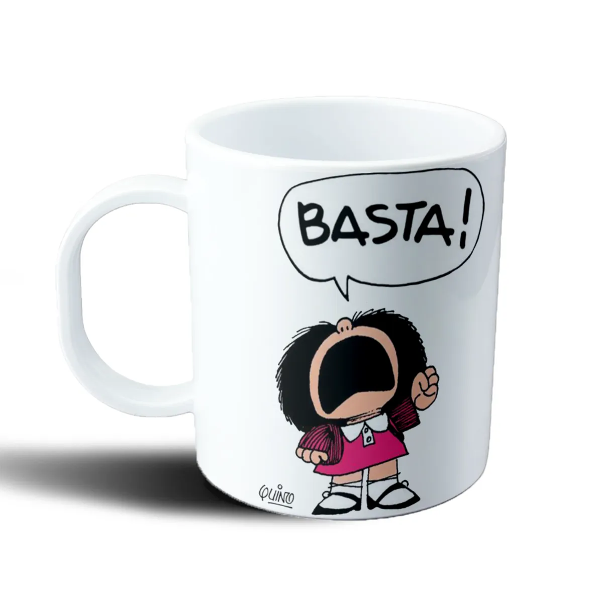 Taza de Plástico Mafalda Basta - vista 2