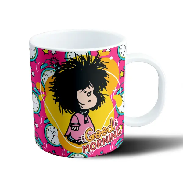 Taza de Plástico Mafalda Good Morning