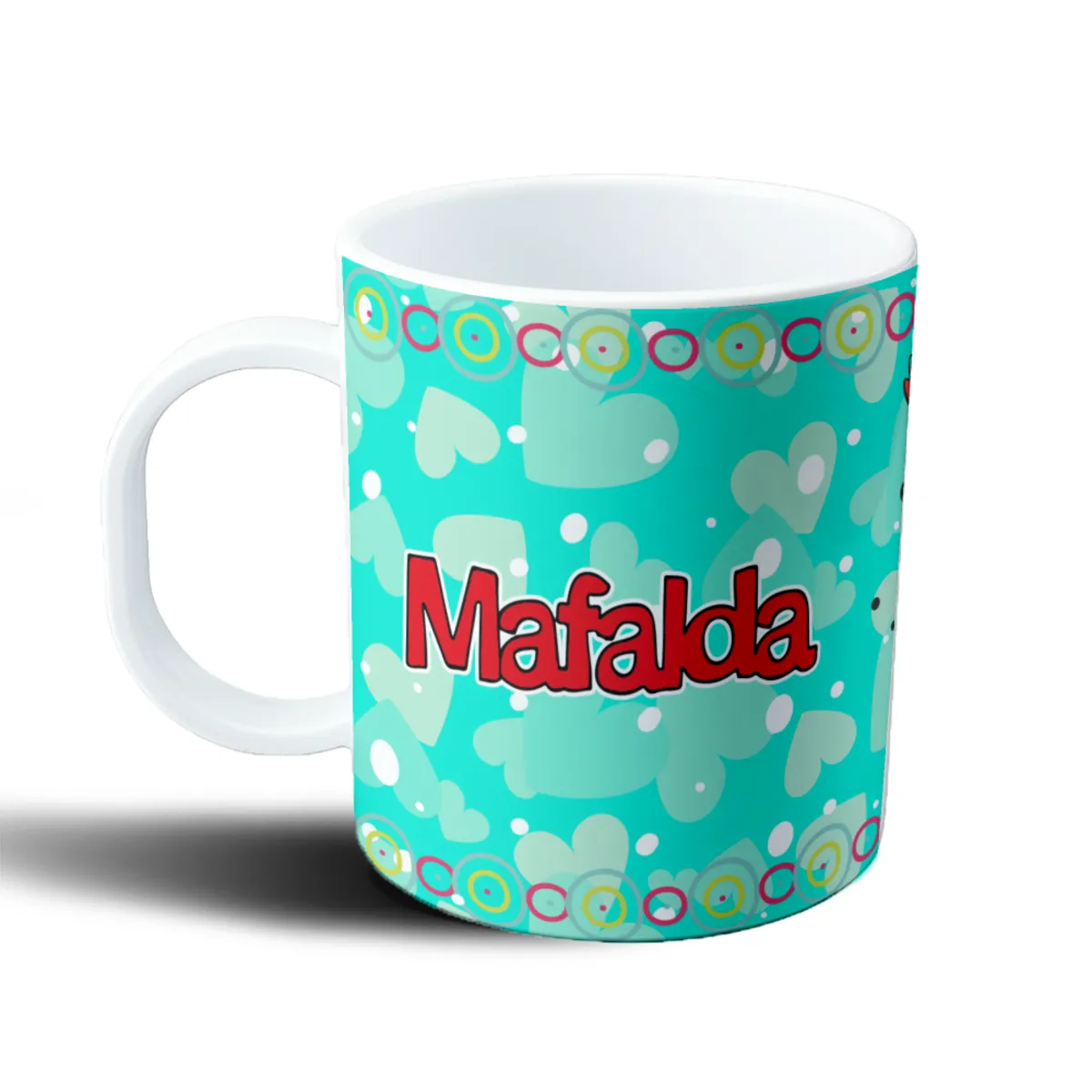 Taza de Plástico Mafalda Vamos Mujer - vista 2