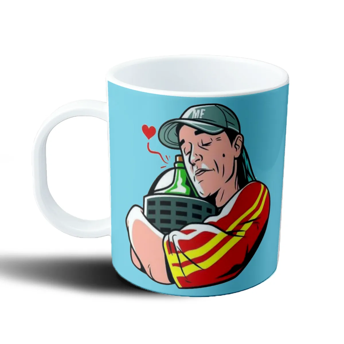 Taza de Plástico Mala Fama Abrazo a la Damajuana - vista 2