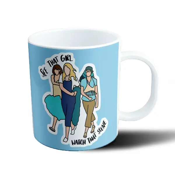 Taza de Plástico Mama Mia See That Girl Watch That Scene