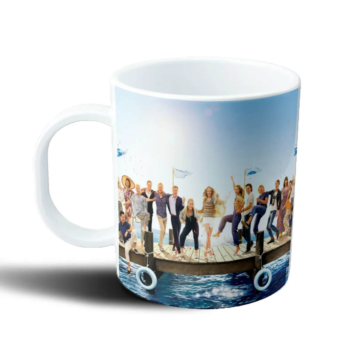 Taza de Plástico Mamma Mia Muelle Baile Grupo - vista 2