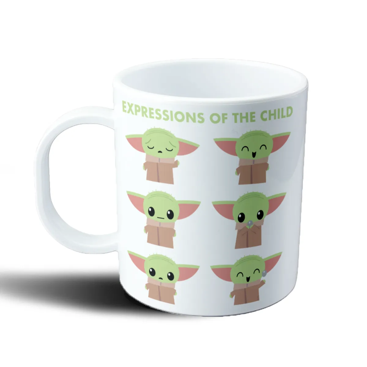 Taza de Plástico Star Wars The Mandalorian Expresiones del Niño Grogu - vista 2
