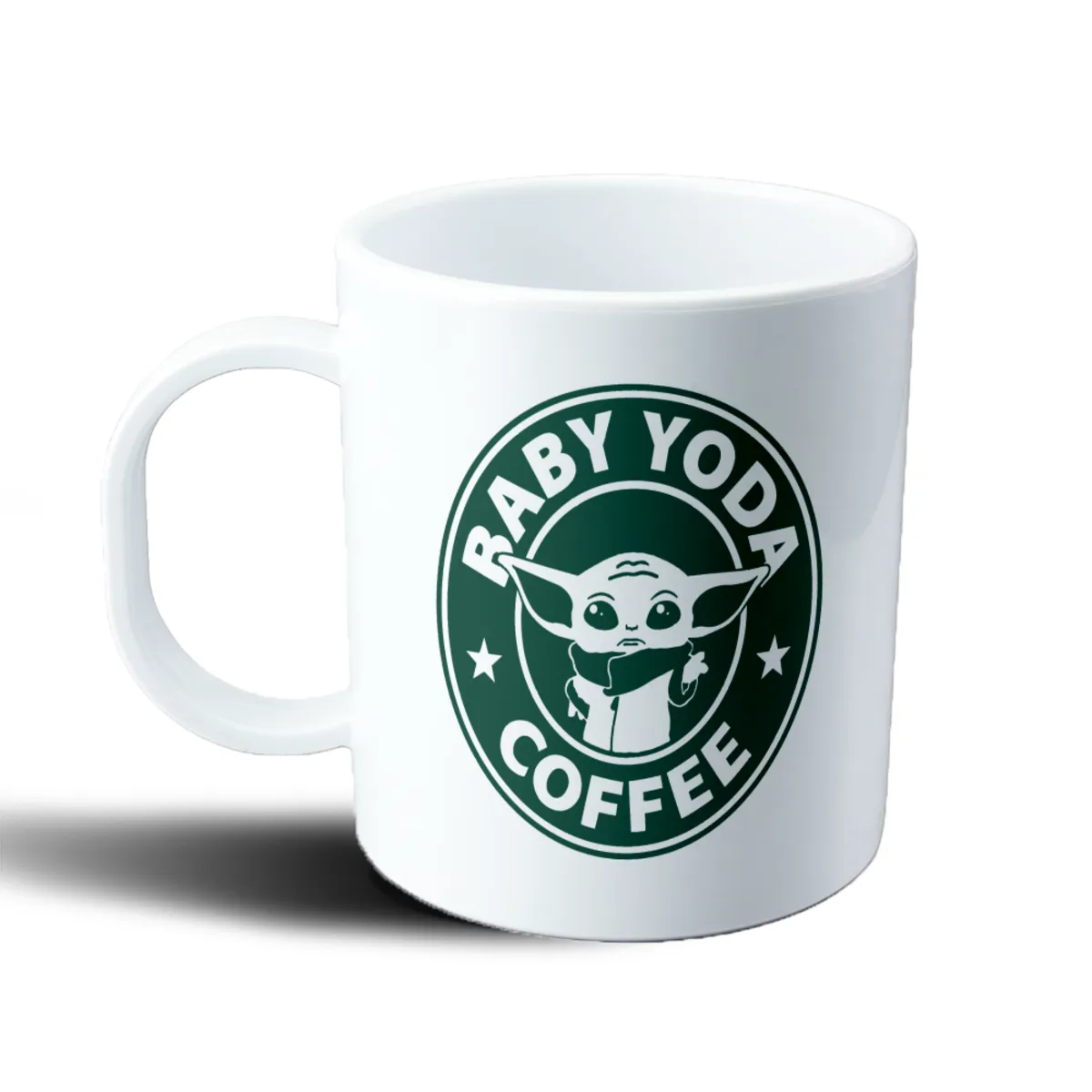 Taza de Plástico Mandalorian Baby Yoda Coffee - vista 2