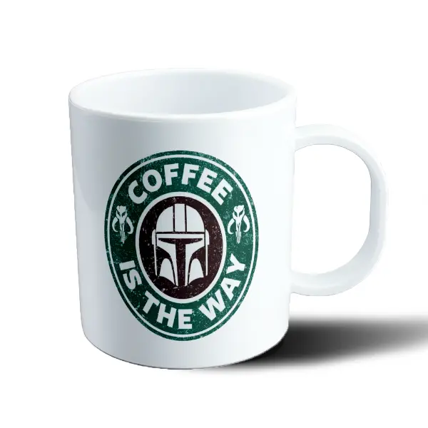 Taza de Plástico Star Wars The Mandalorian Coffee Is The Way