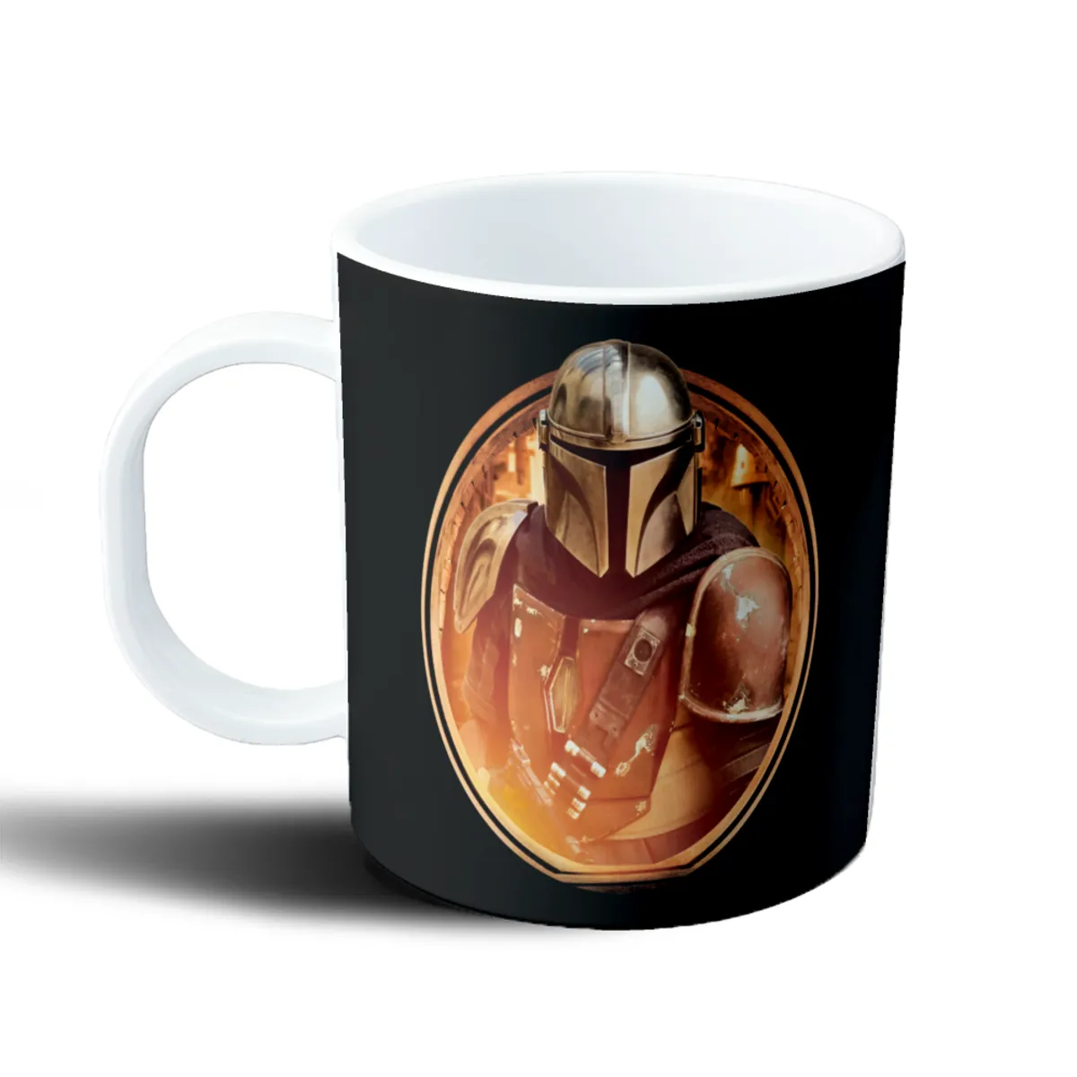 Taza de Plástico The Mandalorian Armadura Dorada - vista 2
