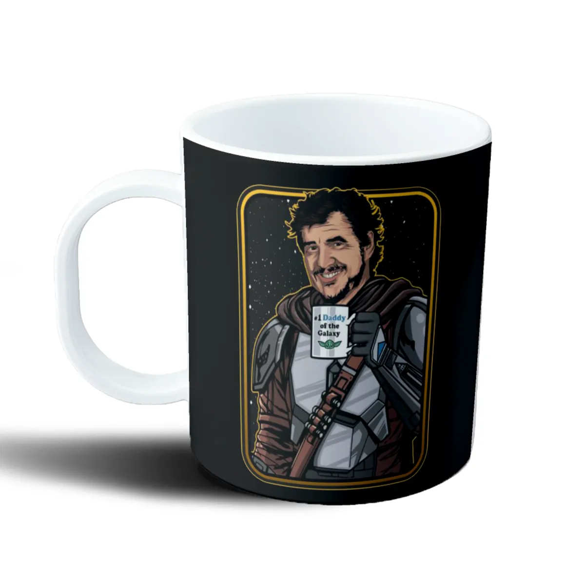 Taza de Plástico Mandalorian Daddy of the Galaxy - vista 2