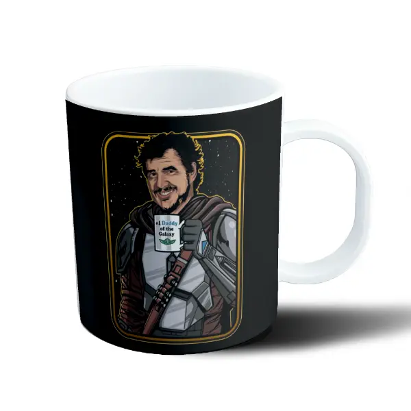 Taza de Plástico Mandalorian Daddy of the Galaxy