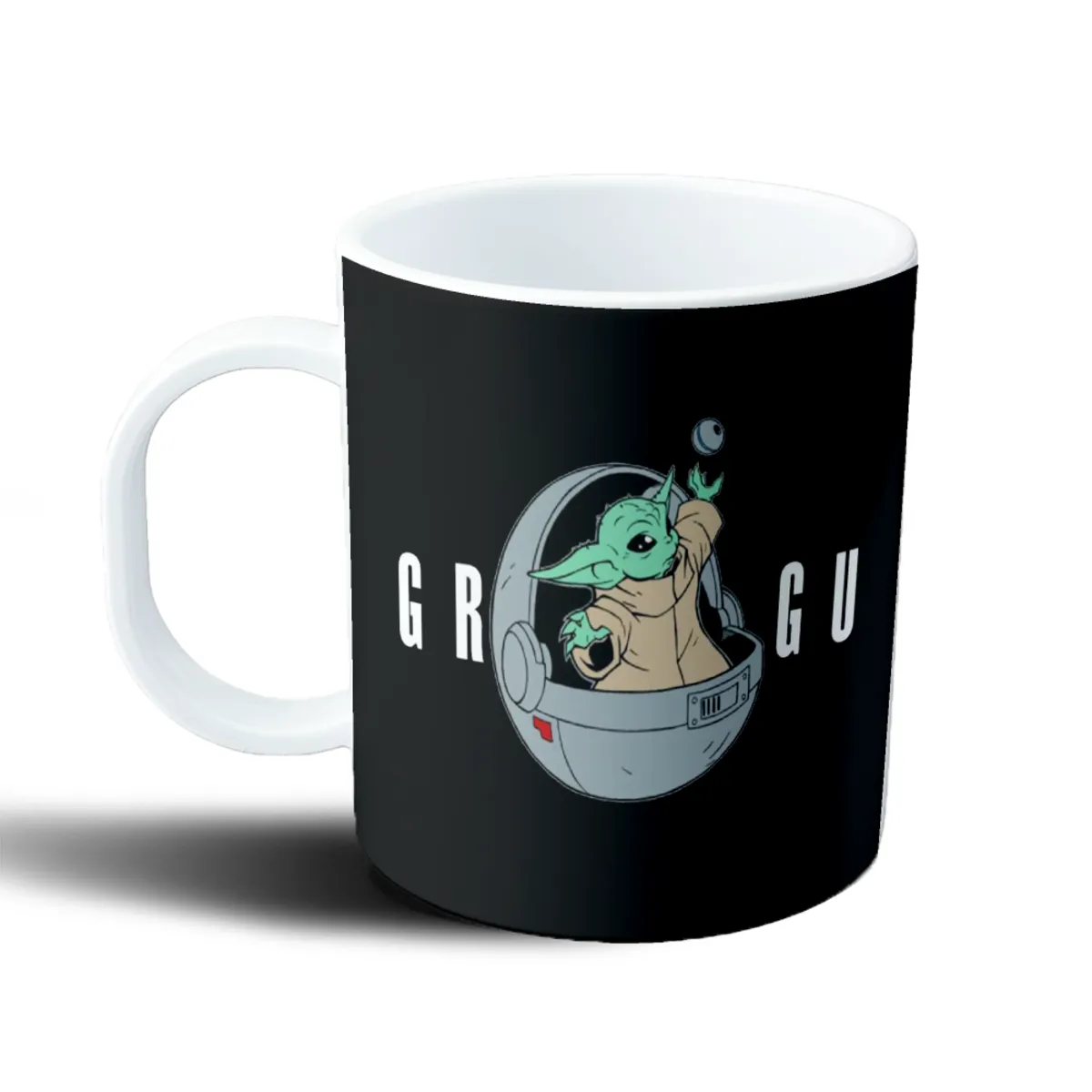 Taza de Plástico Star Wars The Mandalorian Baby Yoda Grogu en Nave - vista 2