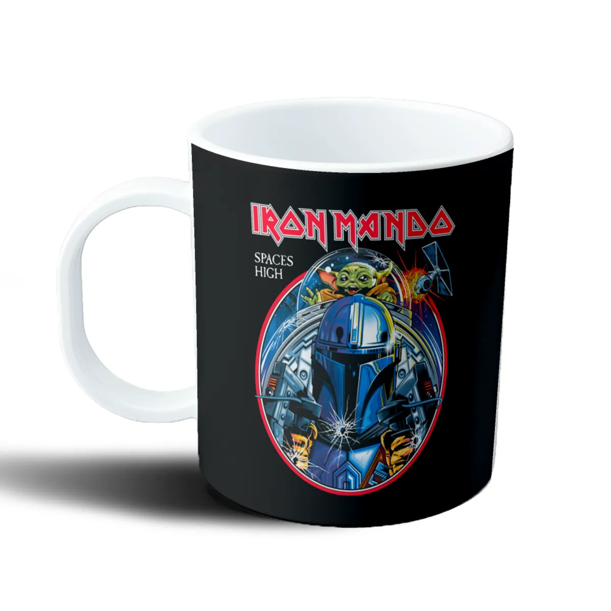 Taza de Plástico Star Wars The Mandalorian Iron Mando Spaces High - vista 2