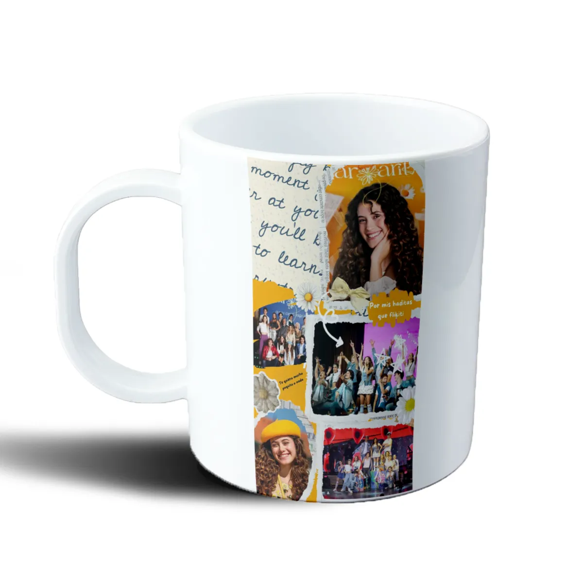 Taza de Plástico Margarita Serie Collage Elenco - vista 2