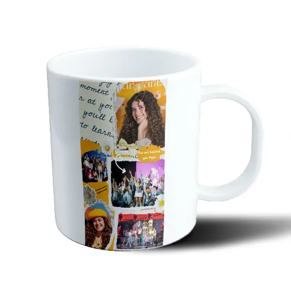 Taza de Plástico Margarita Serie Collage Elenco