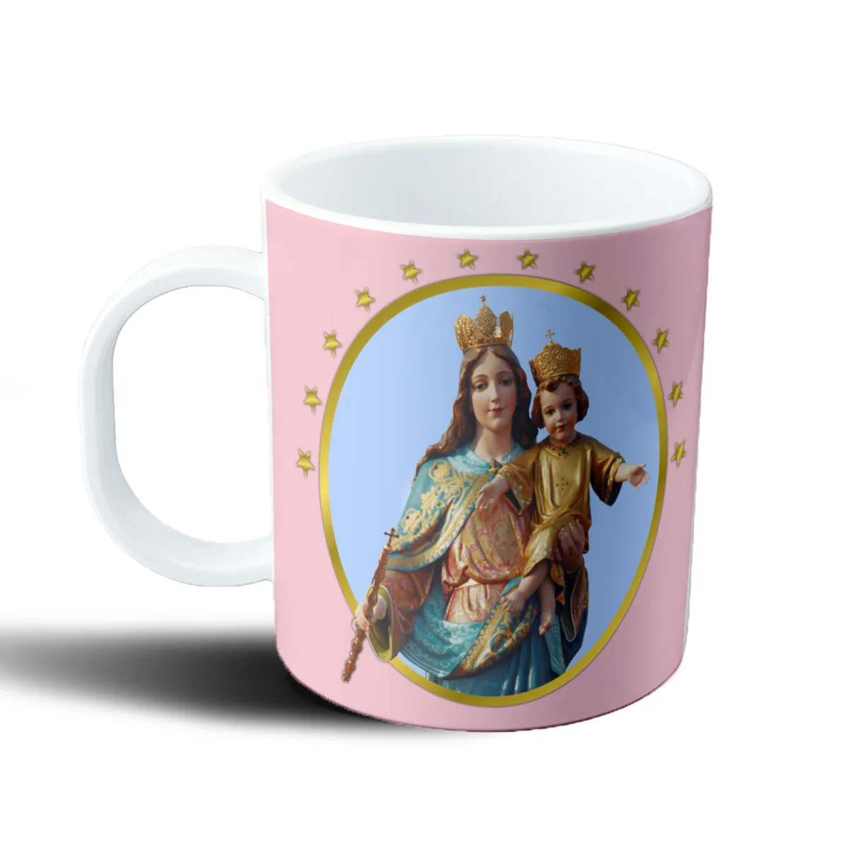Taza de Plástico Maria Auxiliadora con Niño Jesús - vista 2