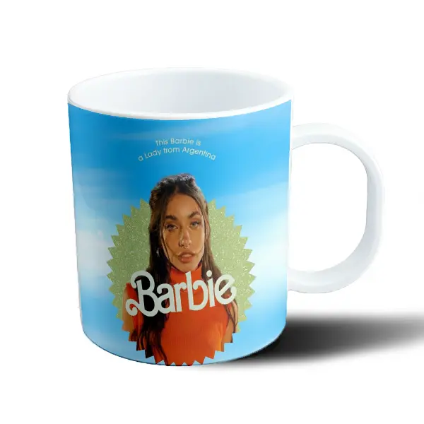 Taza de Plástico Maria Becerra Barbie Lady from Argentina