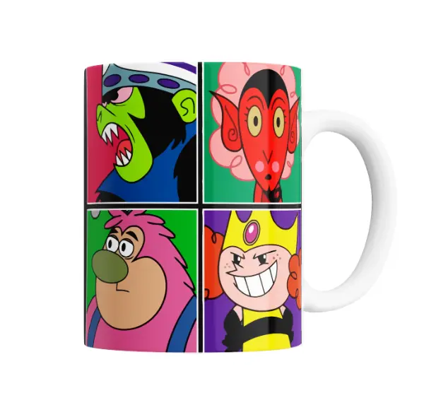 Taza de Cerámica Chicas Superpoderosas Villanos