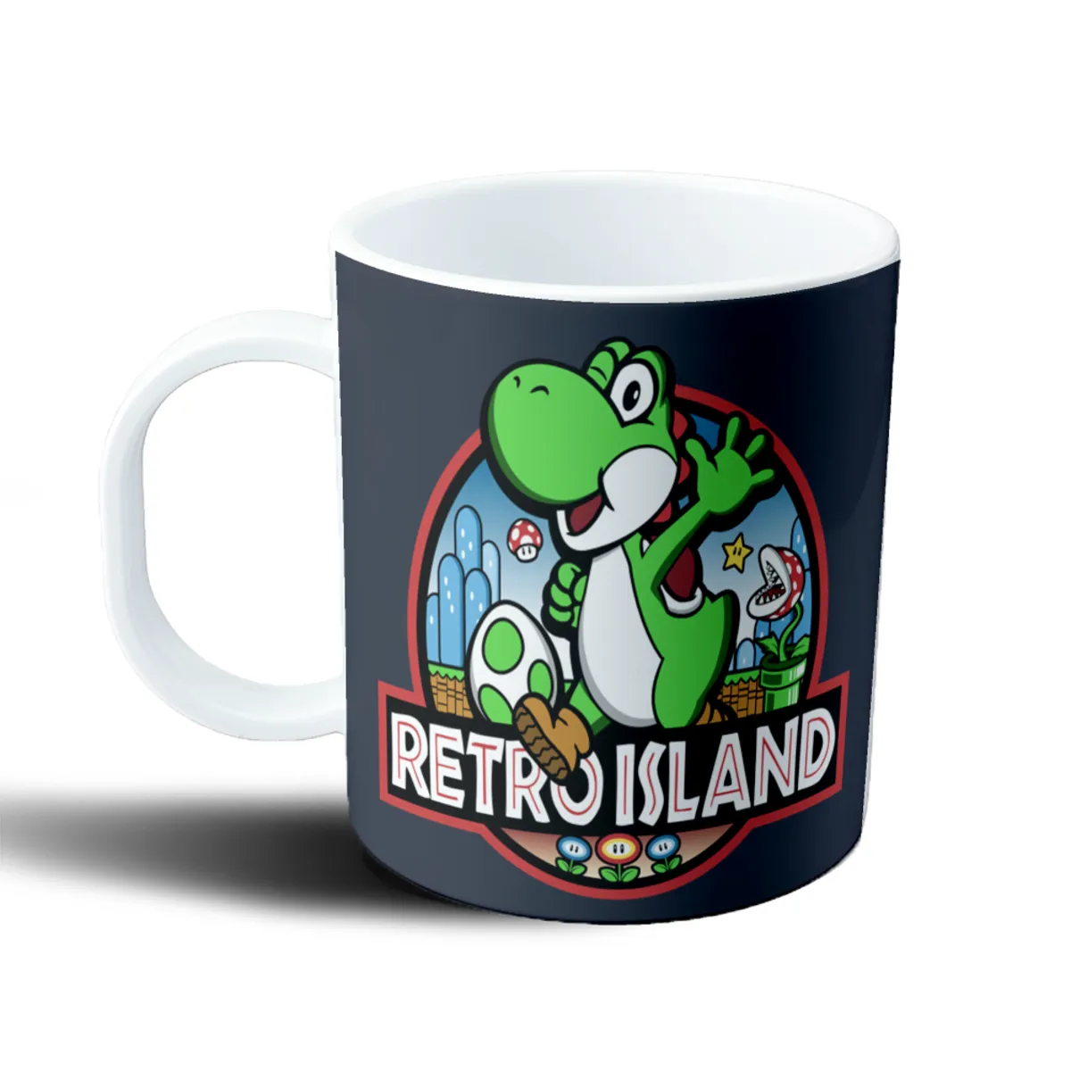 Taza de Plástico Mario Bros Yoshi Retro Island - vista 2
