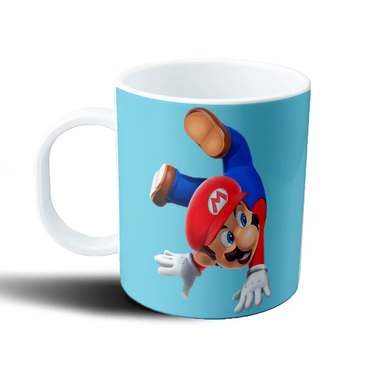 Taza de Plástico Mario Bros Mario Haciendo Acrobacia - vista 2