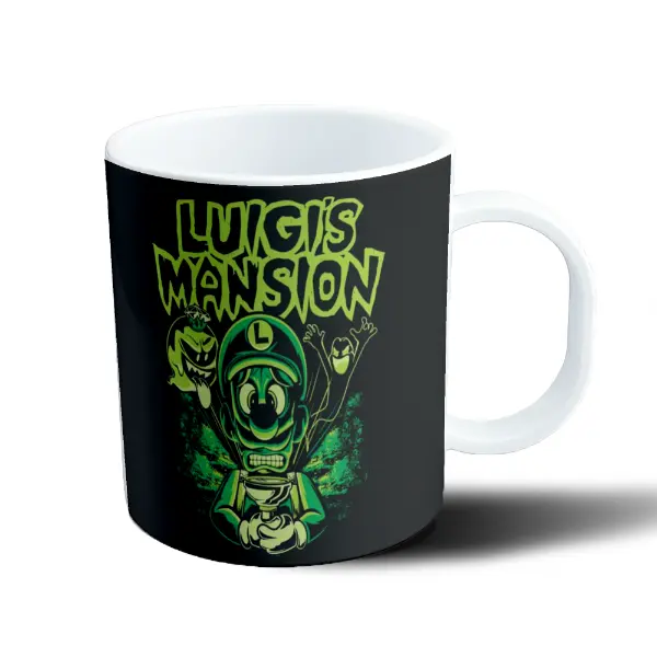Taza de Plástico Mario Bros Luigi's Mansion