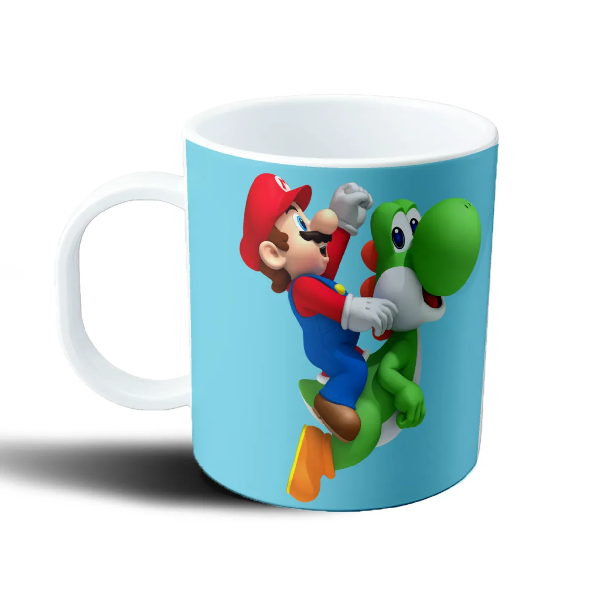 Taza de Plástico Super Mario Bros Mario y Yoshi - vista 2
