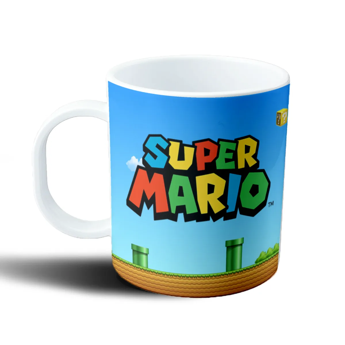 Taza de Plástico Mario Bros Mario, Luigi, Peach y Yoshi - vista 2