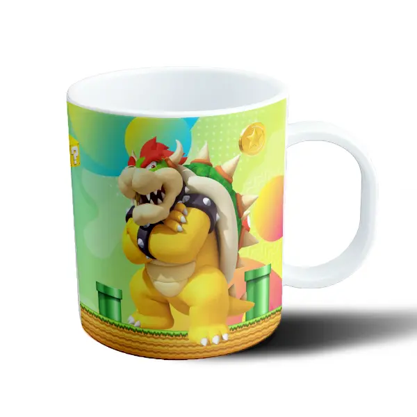 Taza de Plástico Mario Bros Bowser