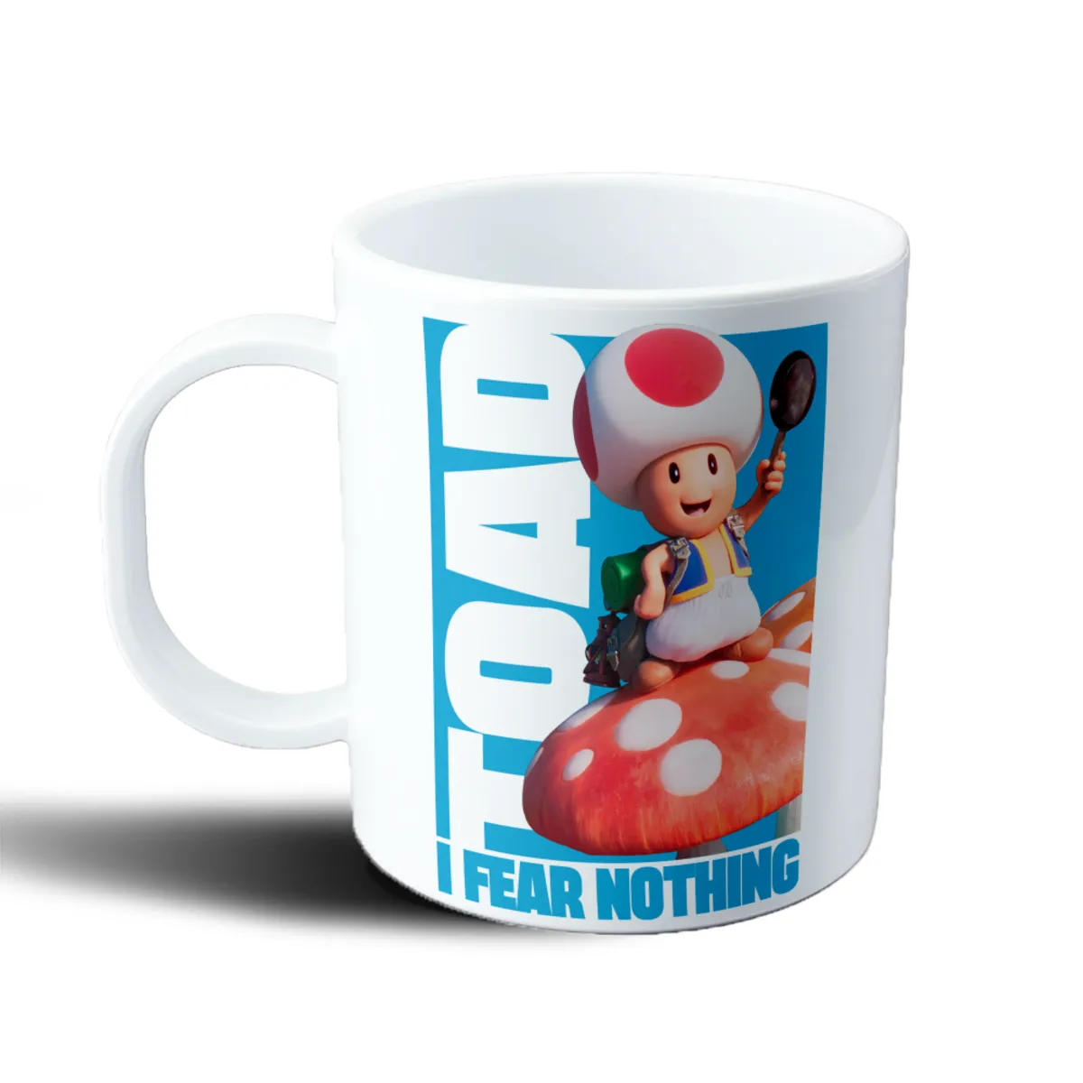 Taza de Plástico Super Mario Bros Toad Fear Nothing - vista 2
